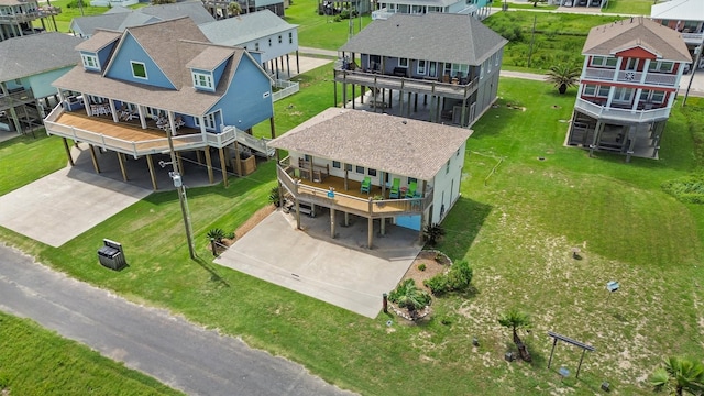 2577 Holiday Dr, Crystal Beach, TX 77650 - aerial perspective of suburban area