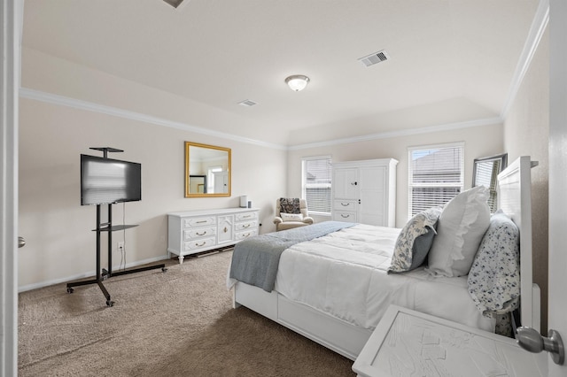 9127 Sasson Blvd, Houston, TX 77044 - bedroom featuring ornamental molding and carpet floors