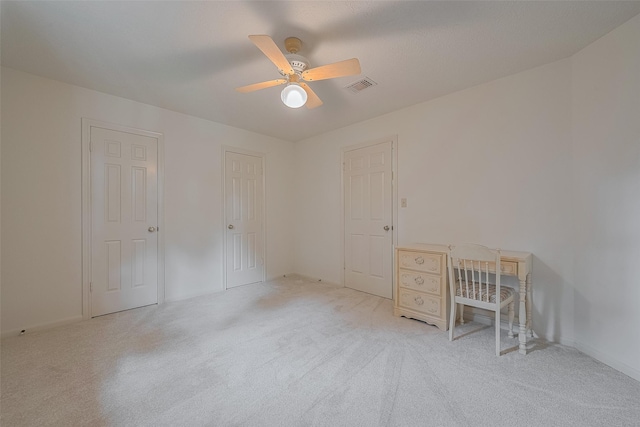 17718 Terrawren Ln, Spring, TX 77379 - unfurnished bedroom featuring carpet flooring and a ceiling fan