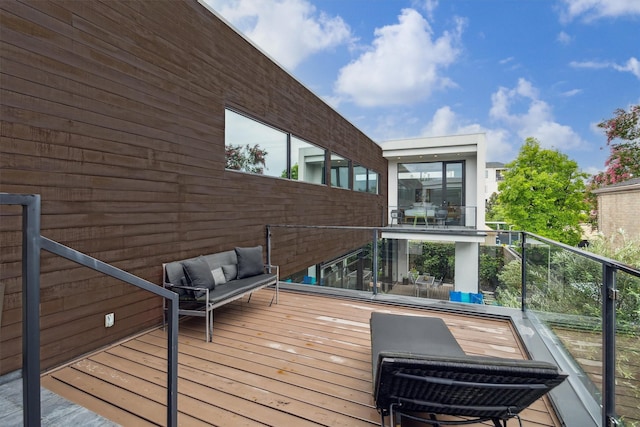 2332 Wroxton Rd, Houston, TX 77005 - view of wooden terrace