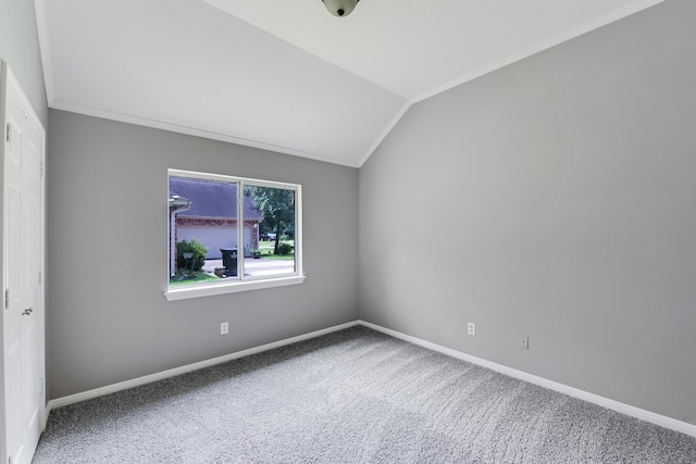 461 Cumberland Trl, Conroe, TX 77302 - unfurnished room featuring lofted ceiling and carpet