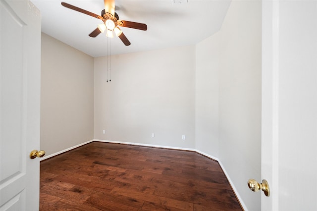 15331 Springhill Bend Ln, Cypress, TX 77429 - unfurnished room with wood finished floors and a ceiling fan