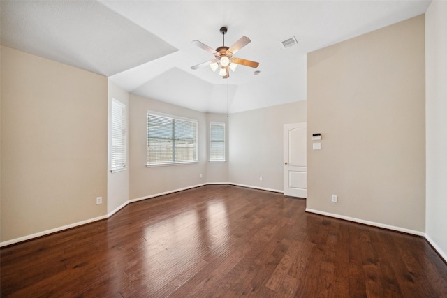 15331 Springhill Bend Ln, Cypress, TX 77429 - unfurnished room featuring a ceiling fan and wood finished floors