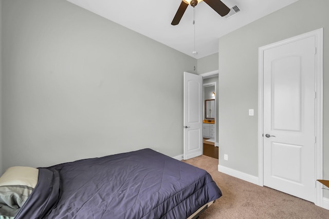 31268 New Forest Park Ln, Spring, TX 77386 - bedroom featuring light carpet and ceiling fan