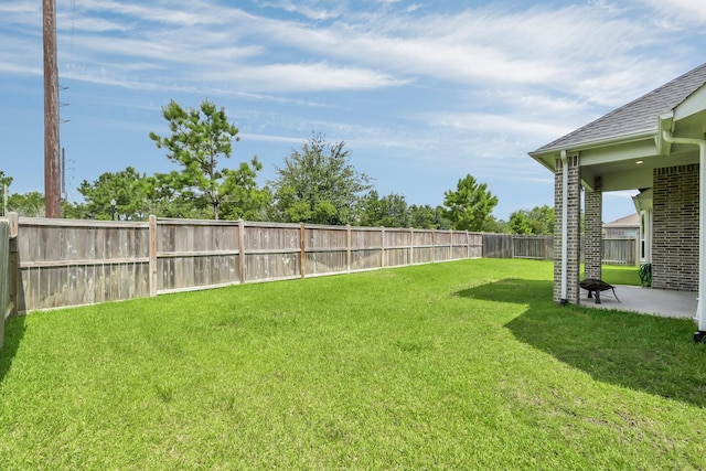 31268 New Forest Park Ln, Spring, TX 77386 - fenced backyard with a patio