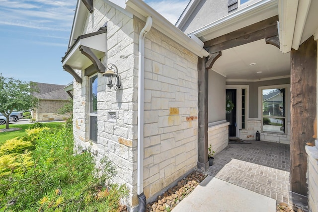 31268 New Forest Park Ln, Spring, TX 77386 - view of property exterior with stone siding