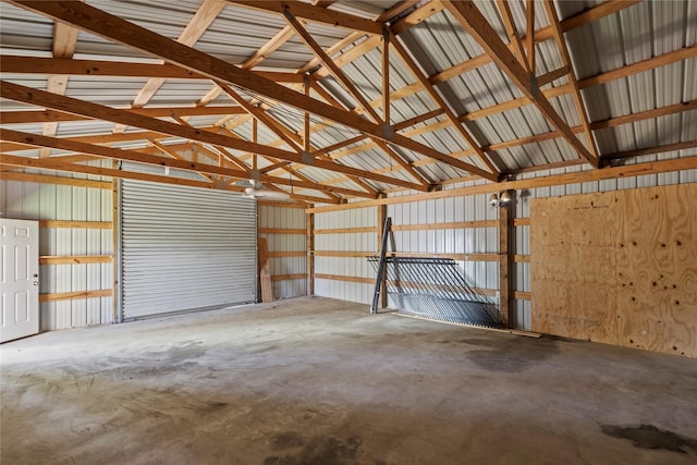 119 8th St, San Leon, TX 77539 - garage with metal wall