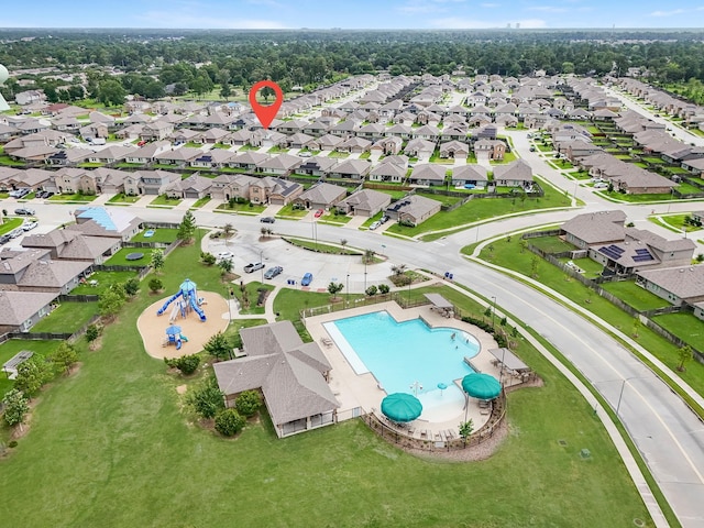 2431 Sutton Hollow Ct, Spring, TX 77373 - view of property location with a pool area