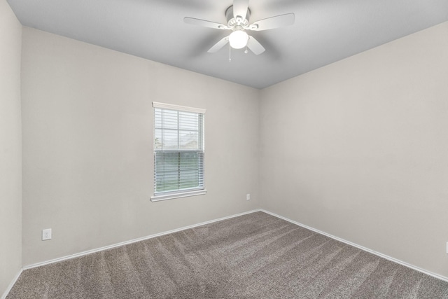 2431 Sutton Hollow Ct, Spring, TX 77373 - empty room featuring dark carpet and ceiling fan