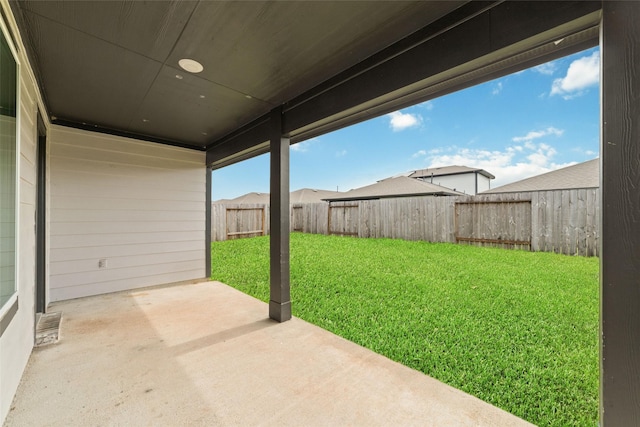 7002 Halifax Harvest Ln, Richmond, TX 77407 - fenced backyard featuring a patio area