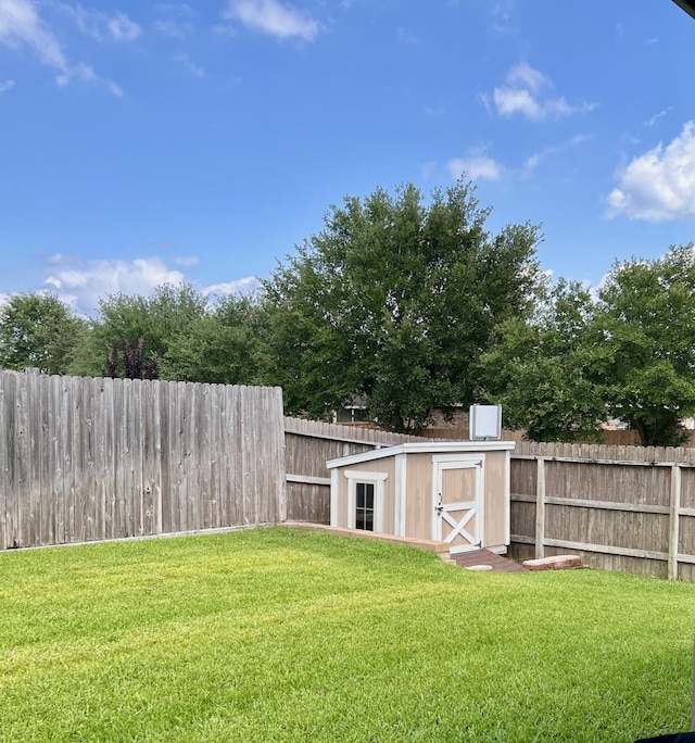 20809 Langworth Pl, Porter, TX 77365 - fenced backyard with a storage shed