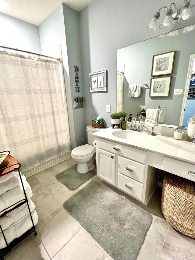 20809 Langworth Pl, Porter, TX 77365 - full bathroom with vanity and a shower with shower curtain