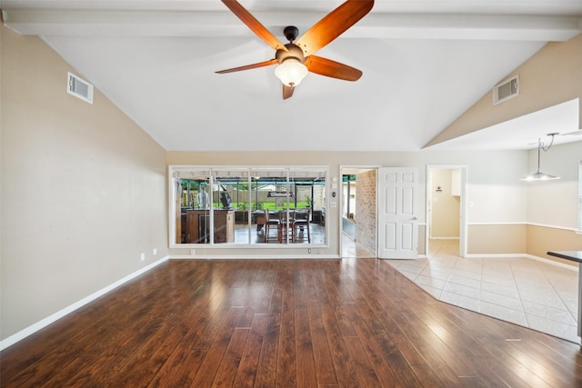 4117 Tilson Ln, Houston, TX 77080 - spare room featuring hardwood / wood-style flooring and a ceiling fan