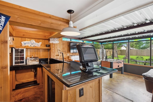 4117 Tilson Ln, Houston, TX 77080 - view of patio / terrace featuring beverage cooler