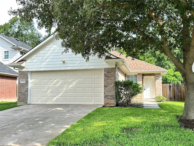 2827 Cypress Island Dr, Houston, TX 77073 - view of front of house featuring driveway, brick siding, and a garage