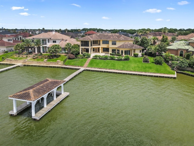 3045 S Island Dr, Seabrook, TX 77586 - aerial perspective of suburban area featuring a nearby body of water