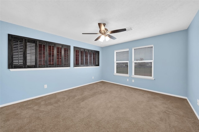 4406 Park Trail Ln, Pasadena, TX 77505 - unfurnished room with carpet and ceiling fan