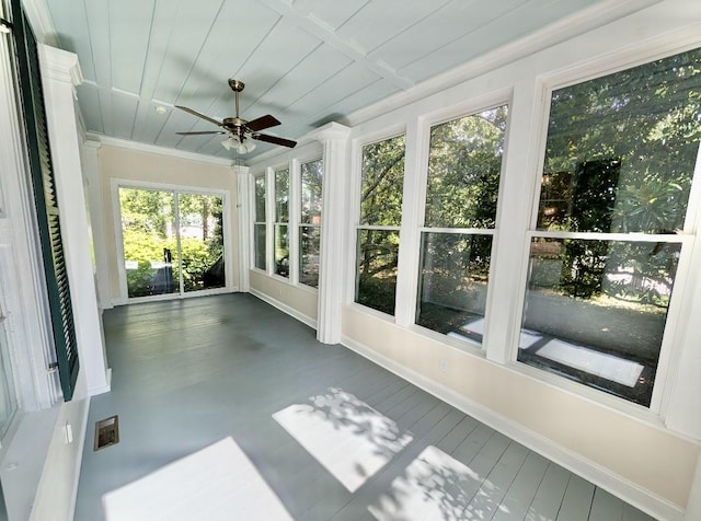 309 E Robert Toombs Ave, Washington, GA 30673 - unfurnished sunroom with ornamental molding
