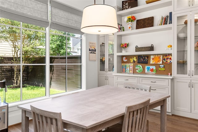 2324 Albans Rd, Houston, TX 77005 - dining area with wood finished floors and plenty of natural light