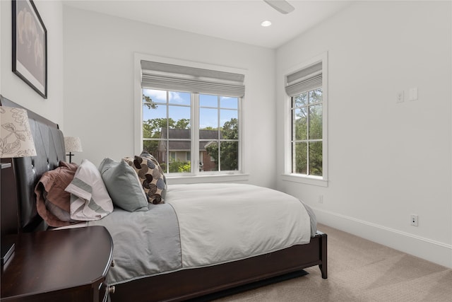 2324 Albans Rd, Houston, TX 77005 - carpeted bedroom with baseboards and recessed lighting