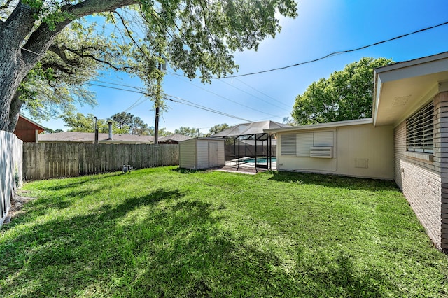 1033 25th Ave N, Texas City, TX 77590 - fenced backyard with a shed