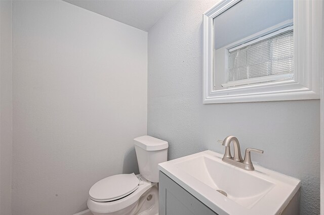 3602 Castledale Dr, Houston, TX 77093 - half bath with vanity and toilet