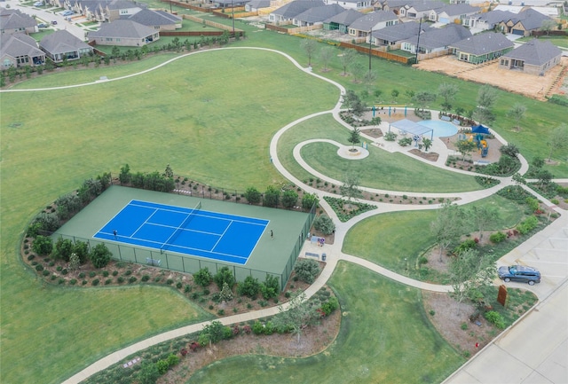 9806 Starry Night Ln, Manvel, TX 77578 - aerial perspective of suburban area