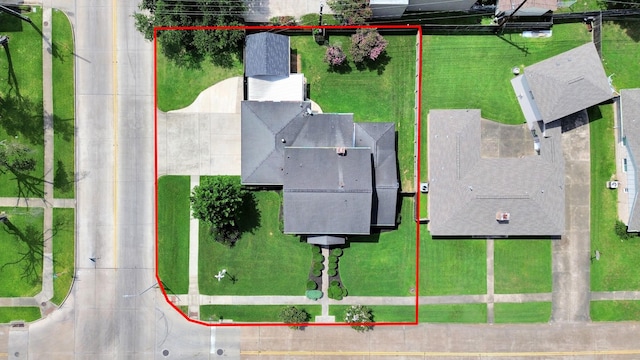 346 Ballantrae Ln, Houston, TX 77015 - aerial overview of property's location with property parcel outlined