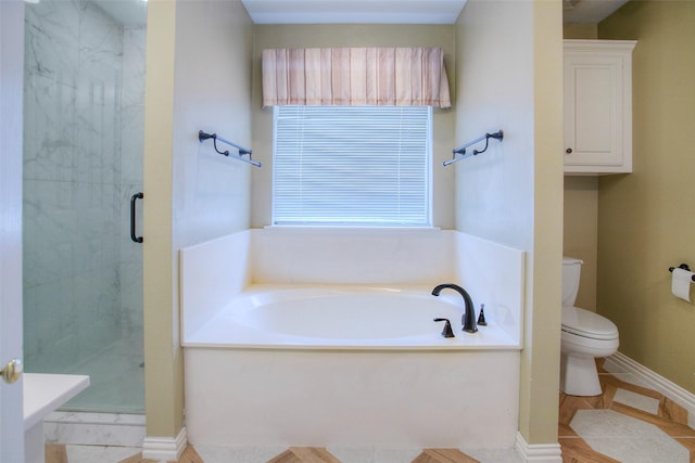 2115 Greentree Dr, Huntsville, TX 77340 - full bathroom featuring a bath and a shower stall