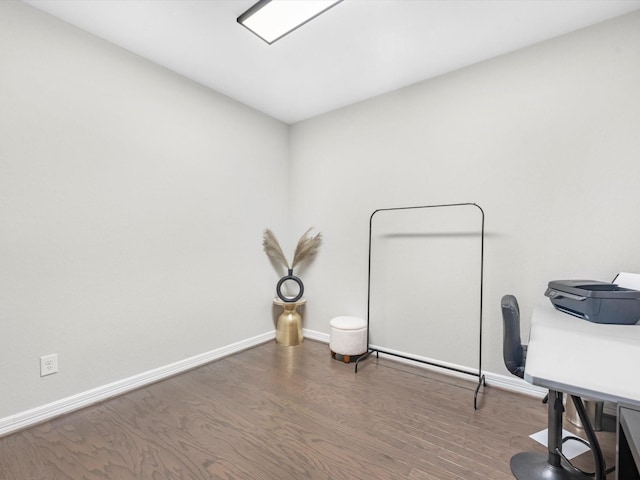 9440 Caddo Ridge Ln, Cypress, TX 77433 - home office with wood finished floors and baseboards