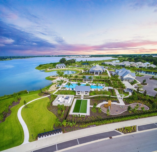 9440 Caddo Ridge Ln, Cypress, TX 77433 - drone / aerial view of a large body of water and a pool