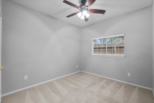 110 Crimson Bay Dr, League City, TX 77573 - spare room featuring ceiling fan and light colored carpet