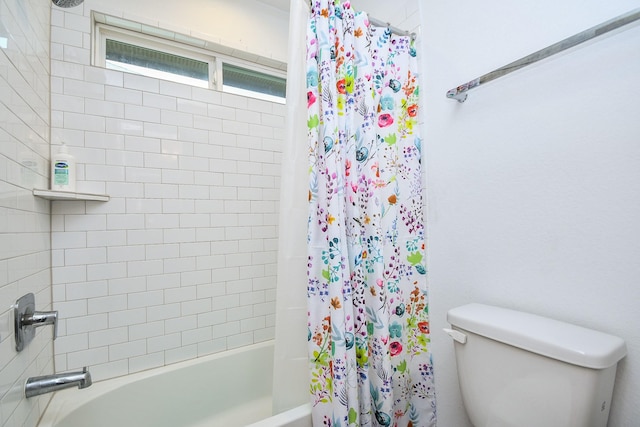 3819 Ethan Park Ct, Katy, TX 77494 - full bathroom featuring shower / bath combo and toilet