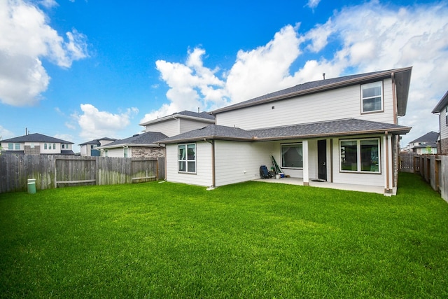 3819 Ethan Park Ct, Katy, TX 77494 - rear view of property with a patio area and a fenced backyard