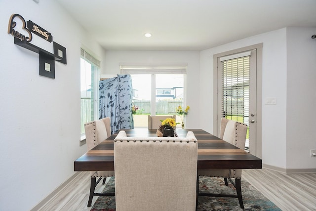 3819 Ethan Park Ct, Katy, TX 77494 - dining room with wood finished floors and recessed lighting
