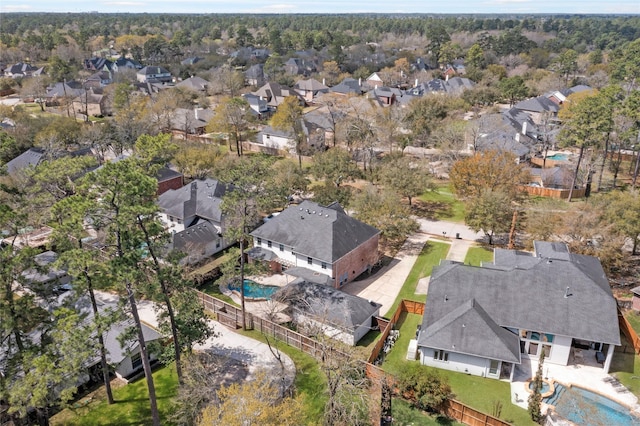 12014 Via Davinci Ln NW, Cypress, TX 77429 - aerial perspective of suburban area featuring a pool area