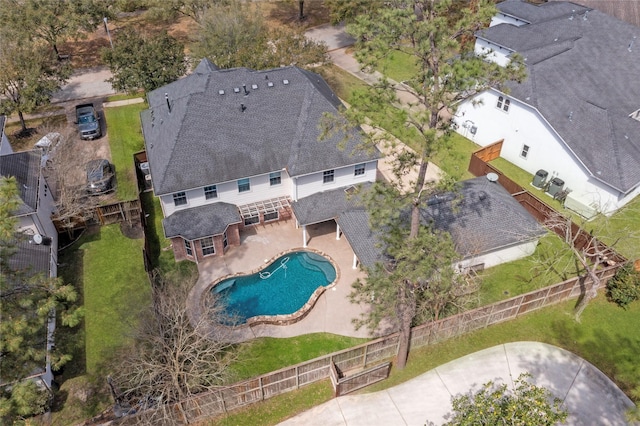 12014 Via Davinci Ln NW, Cypress, TX 77429 - view of subject property with a pool