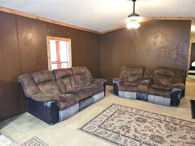 11670 Vistawood St, Willis, TX 77318 - carpeted living area featuring a ceiling fan