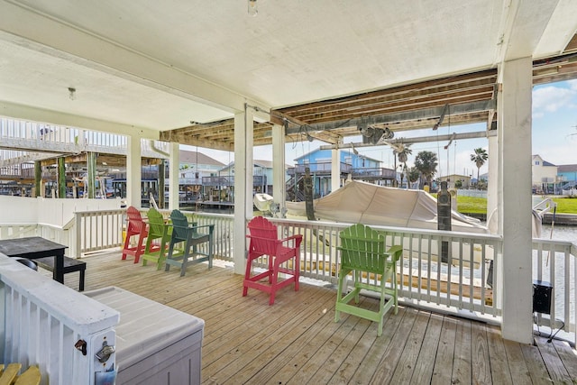 22123 Yoakum Dr, Galveston, TX 77554 - view of deck