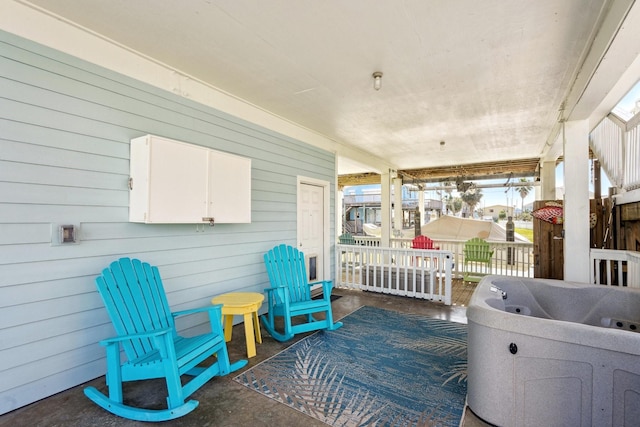 22123 Yoakum Dr, Galveston, TX 77554 - view of patio / terrace