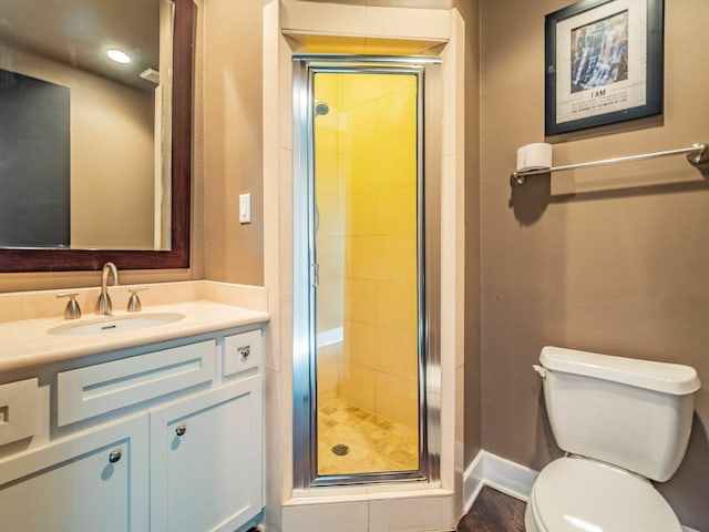 3419 Gillespie St, Houston, TX 77020 - full bathroom featuring vanity and a shower stall