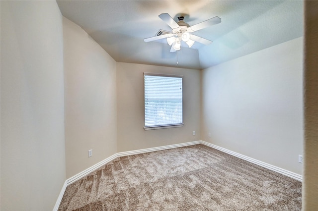 30 N Scribewood Cir, The Woodlands, TX 77382 - carpeted spare room with ceiling fan and baseboards