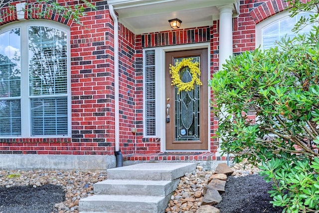 30 N Scribewood Cir, The Woodlands, TX 77382 - entrance to property with brick siding