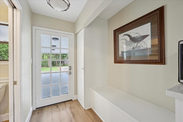 3533 Fm 563, Anahuac, TX 77514 - entryway featuring light wood-type flooring and plenty of natural light