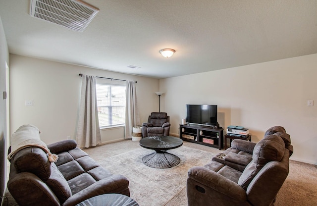 22418 Threefold Ridge Dr, Hockley, TX 77447 - living room featuring light carpet and baseboards