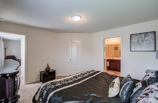 22418 Threefold Ridge Dr, Hockley, TX 77447 - bedroom with carpet floors and connected bathroom