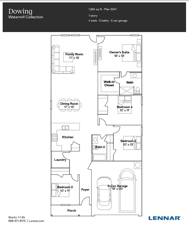 3013 Wild Dunes Dr, Katy, TX 77493 - view of room layout