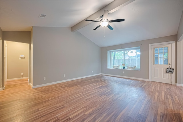 5130 Porter Ridge Dr, Houston, TX 77053 - spare room featuring light wood-style floors and a ceiling fan