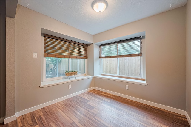 5130 Porter Ridge Dr, Houston, TX 77053 - empty room featuring wood finished floors and a textured ceiling