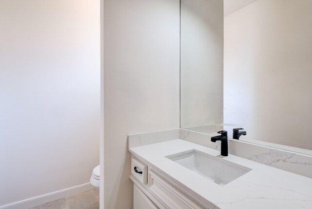 2308 Nantucket Dr Unit B, Houston, TX 77057 - half bathroom featuring toilet and vanity